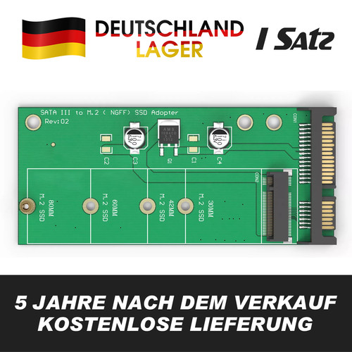 Ngff auf 5 zoll sata - 2,5,